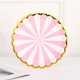 thumbnail image 1 of Disposable Tableware Paper Plates Party Table Decoration Supplies Gold Stamped Striped Watermelon Pattern Paper Plates Birthday Party Decoration, 1 of 6