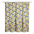 thumbnail image 2 of Creative Products Yellow Floral Pattern 71x74 Shower Curtain, 2 of 2