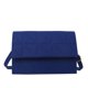 thumbnail image 1 of Bolso bandolera elegante con solapa vintage de piel sintética para mujer (azul), 1 of 2