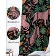 thumbnail image 3 of Tiger Leaves Blackout Curtains for Bedroom Living Room Darkening Curtains 90 Inch Vintage Farmhouse Watercolor Animals Plants Black Out Window Curtain Privacy Window Treatment Drapes 52"x90"x2, 3 of 9