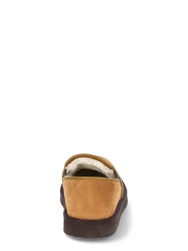 George Men's Genuine Suede Western Slippers Cozy Comfortable House