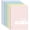 Assorted Colors, variant on 1 Subject Spiral Notebook, 5 Pack, Wide Ruled, 7-1/2" x 10-1/2", 70 Sheets, 3-Hole Punched Paper for Students, Teachers, Classrooms,