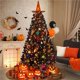 thumbnail image 2 of Christmas Clear Pre-Lit 300 Incandescent Black Pre-Lit Spruce Collapsible Artificial Christmas Tree, 6ft Christmas Decoration, 2 of 4