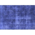 thumbnail image 1 of Ahgly Company Machine Washable Indoor Rectangle Oriental Blue Industrial Area Rugs, 6' x 9', 1 of 4
