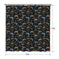thumbnail image 5 of Colorful Games Word Black Pattern Shower Curtain 72"x72" ,Bathroom Decorative Shower Curtains Set with 12 Hooks,Modern Waterproof Washable Shower Curtain, 5 of 6