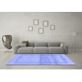 thumbnail image 3 of Ahgly Company Indoor Rectangle Abstract Blue Modern Area Rugs, 4' x 6', 3 of 4