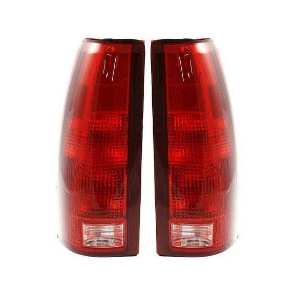 Rear Tail Light Set - Compatible with 1988 - 1999 Chevy C1500 1989 1990 1991 1992 1993 1994 1995 1996 1997 1998