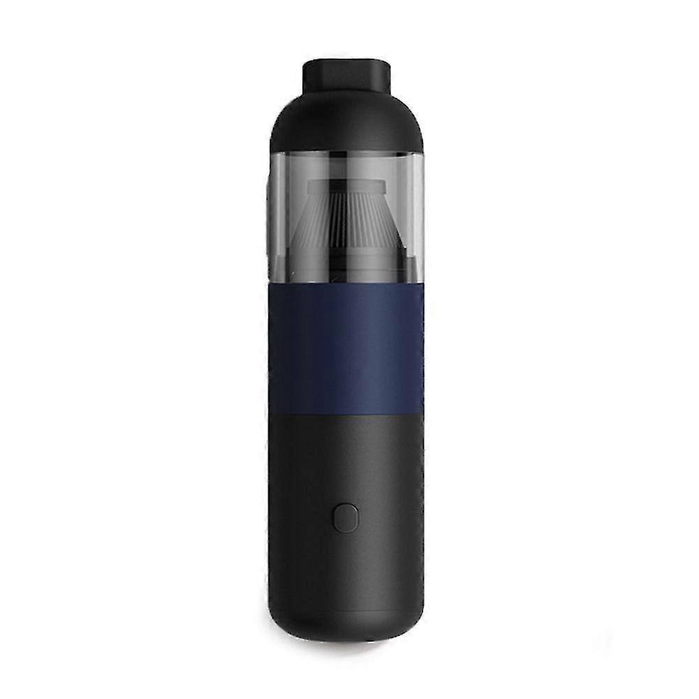 Car Vacuum Cleaner Handheld Automotive Vacuum Cleaner For Car Wireless Dust Catcher Cyclone Suction Black+blue_Perfect Gift