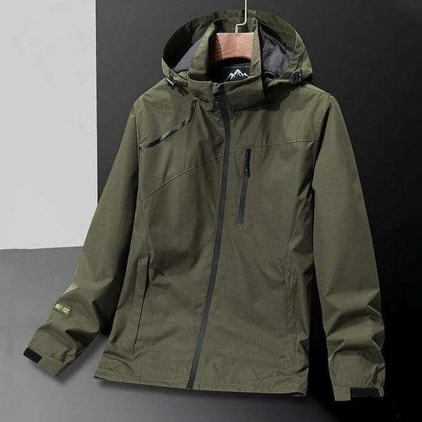 Chaqueta de pareja transpirable impermeable a prueba de viento de una sola capa para deportes al aire libre para hombres de ropa de asalto