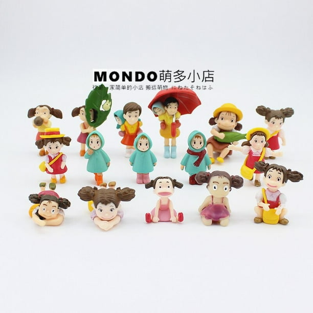 Hayao Miyazaki Animated Movie Character Little Girl Cute Doll DIY Bonsai Decoration Figurine Action Figures Kids Toys Home DecorC He Qiyong unisex