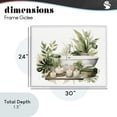 thumbnail image 4 of Stupell Industries Tropical Tropical Zen Bathtub White Framed Giclee Art, 30 x 24, by Lettered and Lined, 4 of 8