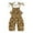 Brown, variant on Romper Sleeveless Daisy Girls Printed Jumpsuit Baby Strap Girls Jumpsuit Romper Leisure Toddler Versatile