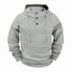 thumbnail image 4 of pstuiky camisetas de manga larga para hombre, Sudadera con capucha y manga larga para hombre, estilo informal, deportiva, con cordón y bolsillos, de color liso y a la moda xl, 4 of 5