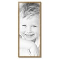 thumbnail image 2 of ArtToFrames 15" x 38" Gold Square with Beads Picture Frame, 15x38 inch Gold Wood Poster Frame (WOM-5020), 2 of 7