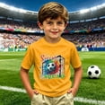 thumbnail image 2 of 2026 Usa Soccer Boys Tshirts Short Sleeves Summer Tops Graphic Tees Crew Neck Print Casual Basic Tees for Daily Wear, 2 of 4