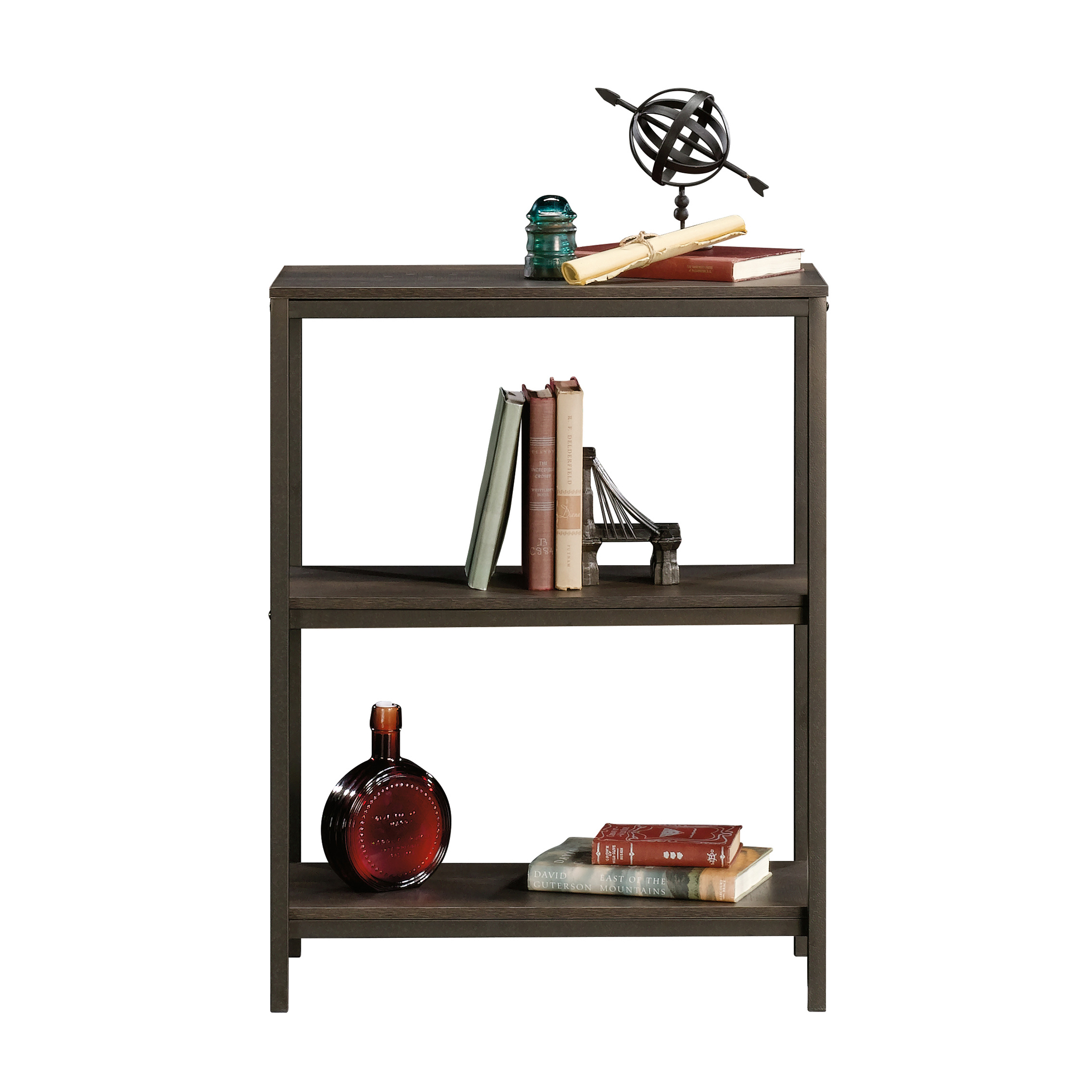 Curiod 3 Shelf Bookcase, Smoked Oak Finish - image 5 of 10