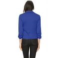 thumbnail image 3 of Women's Elegant Long Sleeve Blazer – Solid Button-Front Casual Style, 3 of 4