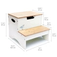 thumbnail image 6 of Tender Leaf Toys - Forest Steps - Lightweight and Portable Step Stool with Storage Space - Great for Home, Kitchen, Bathroom Age 3+, 6 of 6