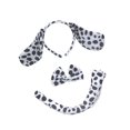 thumbnail image 1 of 3 piezas de diadema para perro, pajarita, cola, suministros de decoración para fiestas, kit de disfraces elegantes negro, 1 of 8