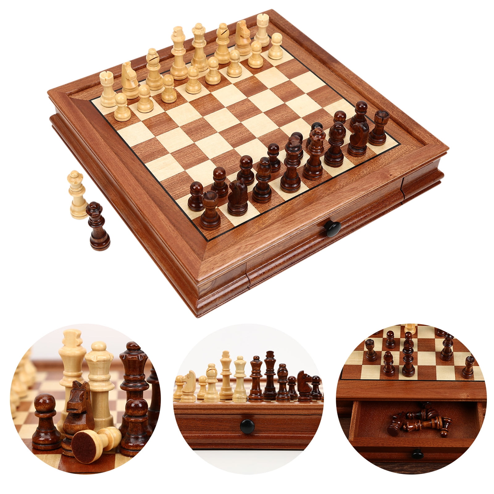 半額セール Wooden Handmade Chessboard Chess Pieces Magnetic Chess Set Round High End Solid Wood Chess Pieces Round Magnetic Internationa 販売公式 Www Kmcthmct Org