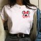 thumbnail image 1 of Gold Micky head women's casual top Mickey Mouse print women's fashion top Disney cartoon women's T-shirt Women's short sleeveL Gao Jinjia LED, 1 of 2