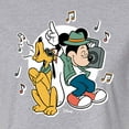 thumbnail image 3 of Disney - Mickey & Friends - Pluto Sings while Mickey Dances - Juniors Cropped Cotton Blend T-Shirt, 3 of 5