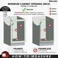 thumbnail image 5 of Rev-A-Shelf CVL-12-SN 12" Extendable Closet Valet Clothes Rod, Satin Nickel, 5 of 6