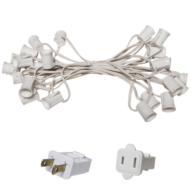 Holiday Lighting Outlet C9 Christmas Light String, Patio Event Lighting