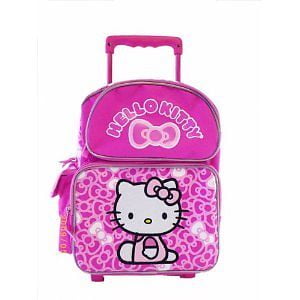 Hello kitty rolling backpack Clearance
