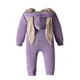 thumbnail image 5 of ZTKWD Easter Baby Clothes Baby Girl Boy Bodysuit Easter Outfit Romper Onesie Jumpsuit with Bunny Hat 0-18M, 5 of 9