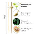 thumbnail image 7 of Cheers.US Silver/Golden Pearl Bamboo Cocktail Picks 4.7 Inch Long Fancy Toothpicks for Appetizers Drinks Fruits Party Food Garnish Skewer Sticks 100 Counts, 7 of 7