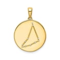 thumbnail image 3 of Sterling Silver Gold-plated and Cubic Zirconia Capricorn Zodiac Pendant, 3 of 6