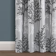 thumbnail image 4 of Lush Decor Linear Tree Window Panels Blackout - Gray - 84 x 38, 4 of 11