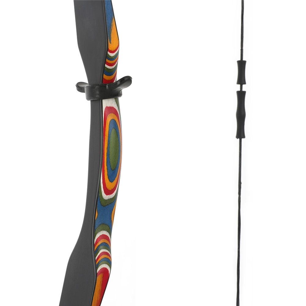 Kids Recurve Bow Archery Set 6-12 Years Beginner Training with 8 Arrows Double Arrow Rest Quiver Arm Guard