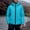 c01Blue, variant on Men's Solid Color Plus Size Lightweight Jackets Long Sleeved Full-Zip Quilted Warm Winter Outerwear Jacket with Hood Green S