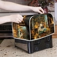 thumbnail image 3 of ZUXONGSY Halloween Ghost Toaster Cover 2 Slice Bread Machine Dust Cover Wide Slot Quilted Two Slice Toaster Appliance Dust-Proof Cover Anti-Sputtering Halloween Decor, 3 of 7