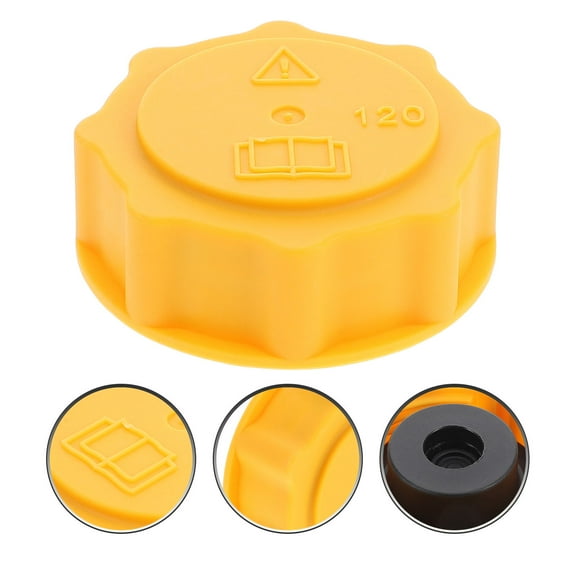 Hemoton Car Coolant Reservoir Cap Radiator Tank Cover Engine Coolant Overflow Bottle Cap Replacement