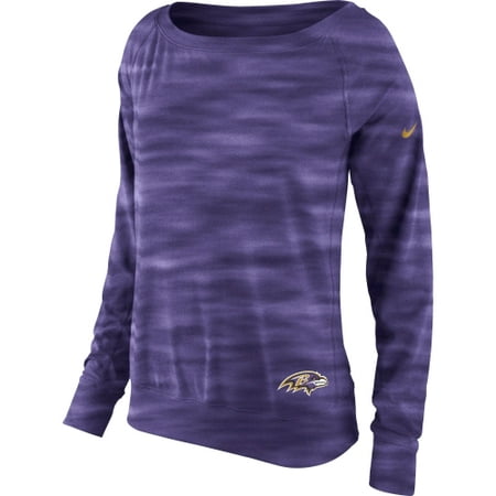 - Baltimore Ravens Nike Womens Warpspeed Epic Crew Sweatshirt - Purple