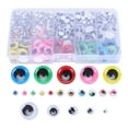 thumbnail image 1 of 1500Pcs Doll Eyes Plastic Color Back Adhesive DIY Children Plush Animal Toy Accessories, 1 of 14