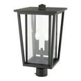 thumbnail image 4 of 2 Light Outdoor Post Mount Lantern In Craftsman Style 14.25 Inches Wide By 101.5 Inches High Z-Lite 571Phbr-Orb, 4 of 5