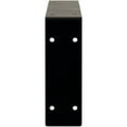thumbnail image 5 of Ekena Millwork 2"W x 16"D x 6 1/2"H Embrey Steel Bracket, Powder Coated Black, 5 of 11