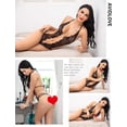 thumbnail image 2 of Lencería de mujer Sexy Deep V Body de encaje de una pieza Teddy Lingerie Babydoll S-XXL Zhivalor WRMH-1092-11, 2 of 7
