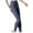 Dark Blue, variant on Luxalzxs Leggings for Women High Waist Tummy Control Yoga Pants Fitness Running Training Stretch Quick Dry Tight Sports Pants