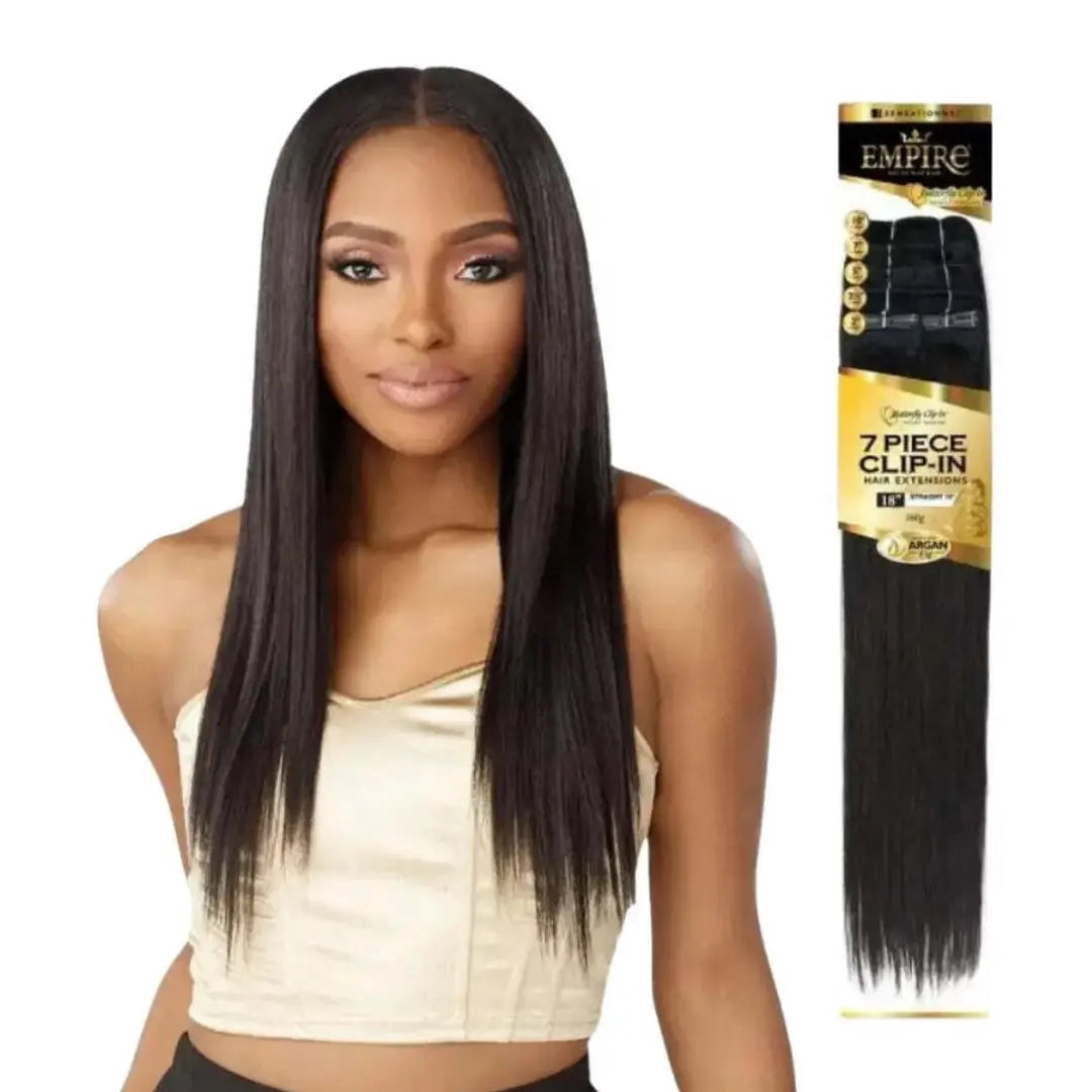 Sensationnel Empire Butterfly 7-Piece Clip-in Hair Extensions- 18" inches