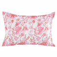 thumbnail image 2 of Watercolor Pink Floral Throw Pillow Cover, Pillowcase Protectors with Zipper, Breathable Decorative Lumbar Pillow Case Cover, Pink Ombre Botanical Summer Pillow Shams for Couch Sofa 12x20Inch, 2 of 8