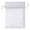 White, variant on 1 Pc Gifts Wrap Bags, Organza Sheer Fabric Bulk, Drawstring Reusable Recycled Pouch for Shower Favor, Craft Business, Beach, 11.81"x15.75", White