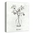 thumbnail image 2 of Creative Products Home Flower Line Drawing 16 x 20 Canvas Wall Art, 2 of 4