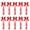 10, variant on Pack of 10 Cheer Bows Keychains Bowknot Ribbon Rings for Teen Colorful Keychain Cheerleader Accessories