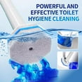 thumbnail image 2 of Disposable Toilet Brush Cleaning System with 50pcs Refills Pads Replacement Heads, Stick, Wall Mounted Toliet Wand Kit Bathroom Maintenance, Bowl Cleaner Wands Holder and Set, 2 of 5