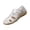 Silver, variant on Women's Summer Casual Closed Toe Faux Leather Sandals,Comfortable Soft Sole Ankle Strap Mary Jane Orthopedic Beach Shoes